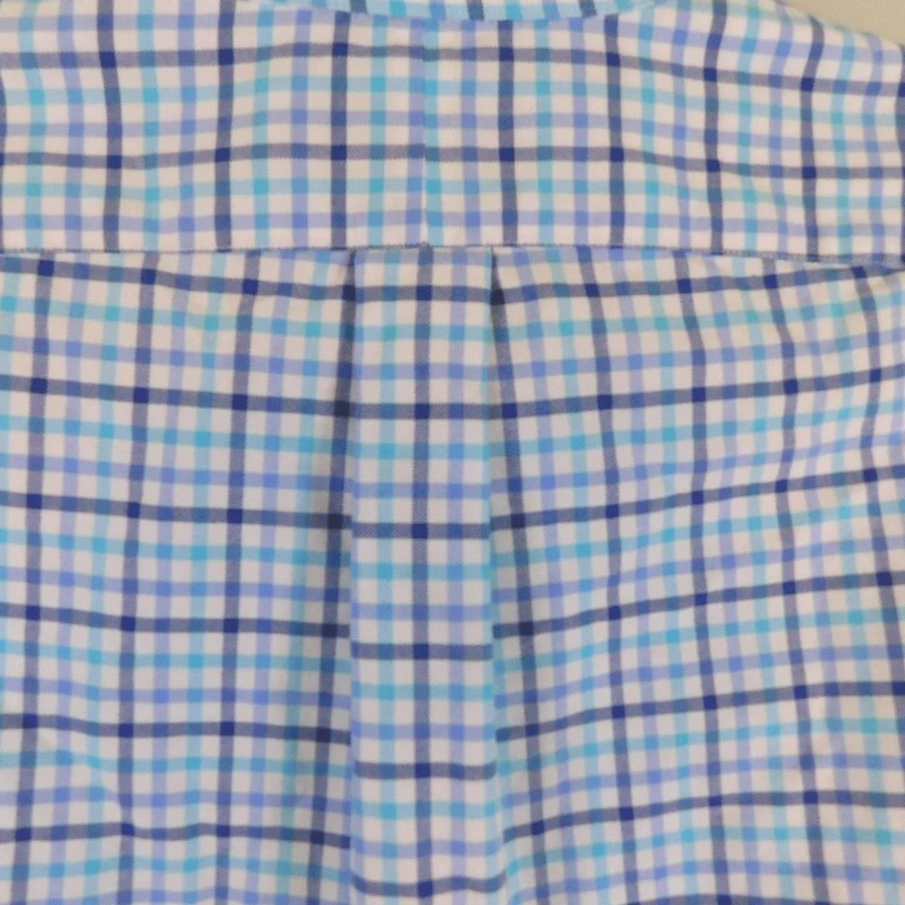 Polo‎ Ralph Lauren Mens XL Classic Fit Blue Plaid Long Sleeve Button Down Shirt